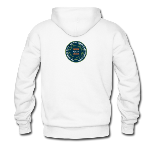 XZAKA Men "Enjoy Life" Motivational Hoodie - M7102 - white