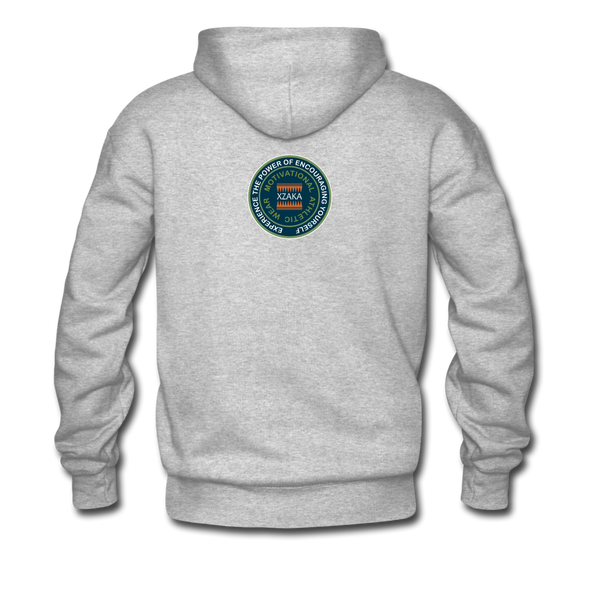 XZAKA Men "Enjoy Life" Motivational Hoodie - M7102 - heather gray