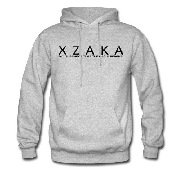 XZAKA Men "Say It" Motivational Hoodie - M7105 - heather gray