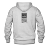 XZAKA Men "Say It" Motivational Hoodie - M7105 - ash 