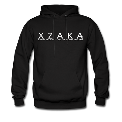 XZAKA Men "Say It" Motivational Hoodie - M7106 - black