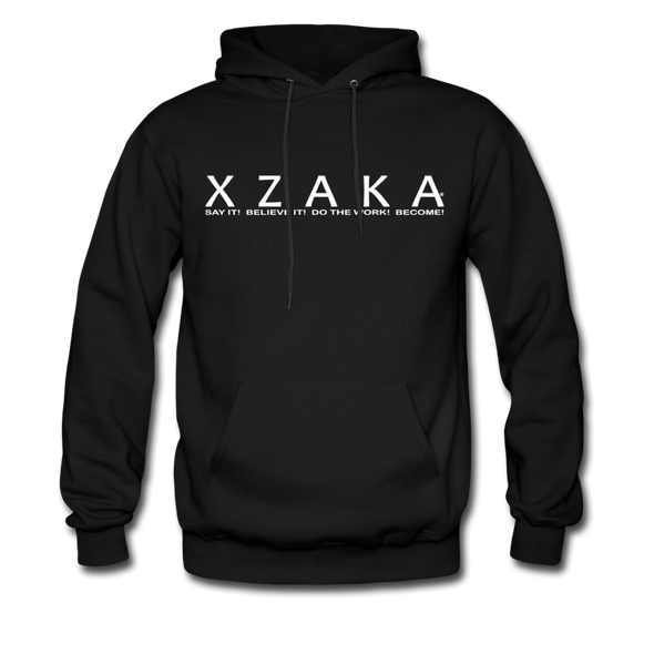 XZAKA Men "Say It" Motivational Hoodie - M7106 - black