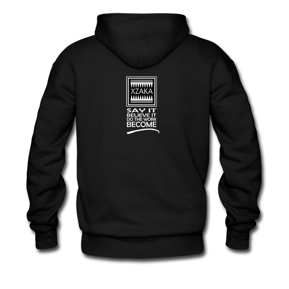 XZAKA Men "Say It" Motivational Hoodie - M7106 - black