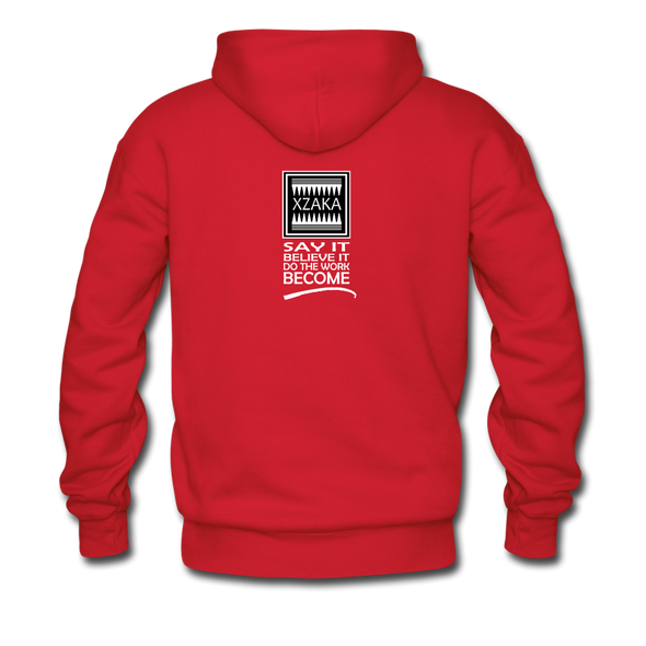 XZAKA Men "Say It" Motivational Hoodie - M7106 - red