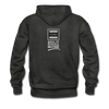 XZAKA Men "Say It" Motivational Hoodie - M7106 - charcoal gray