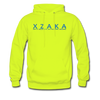 XZAKA Men "Say It" Motivational Hoodie - M7105 - safety green