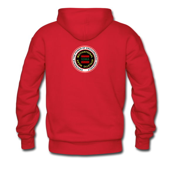 XZAKA Men "Game On" Motivational Hoodie - M7110 - red