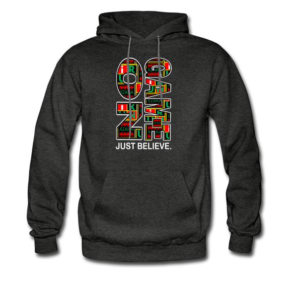 XZAKA Men "Game On" Motivational Hoodie - M7110 - charcoal gray