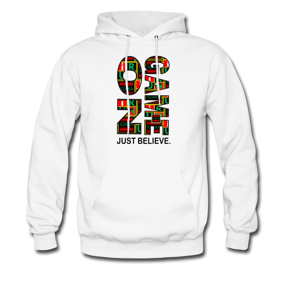 XZAKA Men "Game On" Motivational Hoodie - M7109 - white