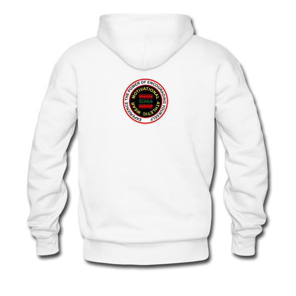 XZAKA Men "Game On" Motivational Hoodie - M7109 - white