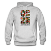 XZAKA Men "Game On" Motivational Hoodie - M7109 - ash 