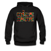 XZAKA Men "Rise Above" Motivational Hoodie - M7108 - black