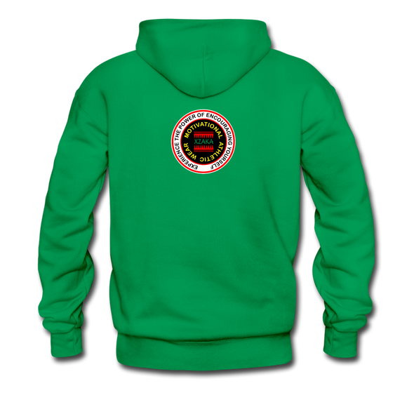 XZAKA Men "Rise Above" Motivational Hoodie - M7108 - kelly green