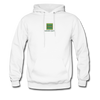 XZAKA Men "Never Quit" Motivational Hoodie - M7111 - white