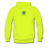 XZAKA Men "Never Quit" Motivational Hoodie - M7111 - safety green