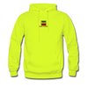 XZAKA Men "Make It Happen" Motivational Hoodie - M7110 - safety green