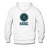 XZAKA Men "Never Give Up" Motivational Hoodie - M7112 - white