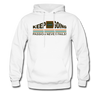 XZAKA Men "Passion Never Fails" Motivational Hoodie - M7116 - white