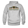 XZAKA Men "Trust Your Gut" Motivational Hoodie - M7118 - heather gray