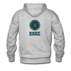 XZAKA Men "Trust Your Gut" Motivational Hoodie - M7118 - heather gray