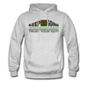 XZAKA Men "Trust Your Gut" Motivational Hoodie - M7118 - ash 