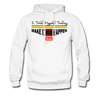 XZAKA Men "Self Talk Power" Motivational Hoodie - M7122 - white