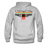 XZAKA Men "Self Talk Power" Motivational Hoodie - M7122 - heather gray