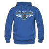 XZAKA Men "Self-Talk Power" Motivational Hoodie - M7125 - royal blue