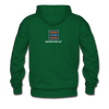 XZAKA Men "Self-Talk Power" Motivational Hoodie - M7125 - forest green