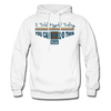 XZAKA Men "Self-Talk Power" Motivational Hoodie - M7124 - white