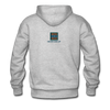 XZAKA Men "Self-Talk Power" Motivational Hoodie - M7124 - heather gray