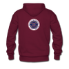 XZAKA Men "Self-Talk Power" Motivational Hoodie - M7127 - burgundy