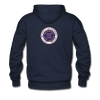 XZAKA Men "Self-Talk Power" Motivational Hoodie - M7127 - navy