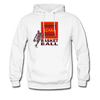 XZAKA - Men "Basketball" Motivational Hoodie - M7131 - white