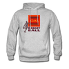 XZAKA - Men "Basketball" Motivational Hoodie - M7131 - heather gray