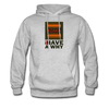 XZAKA - Men "I Have a Why" Motivational Hoodie - M7133 - heather gray