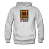 XZAKA - Men "I Have a Why" Motivational Hoodie - M7133 - ash 