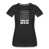 XZAKA - Women "Dream Big" Motivational T-Shirt - W2102 - black