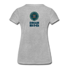 XZAKA - Women "Dream Big" Motivational T-Shirt - W2101 - heather gray