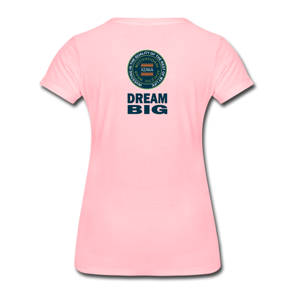 XZAKA - Women "Dream Big" Motivational T-Shirt - W2101 - pink