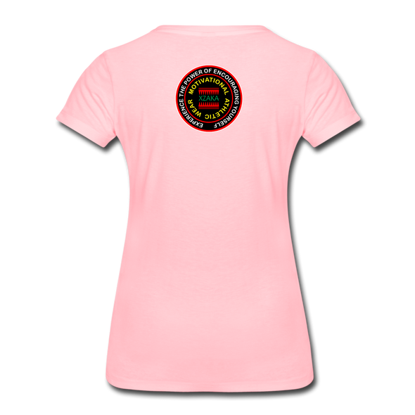 XZAKA - Women "Will Power" Motivational T-Shirt - W2103 - pink