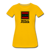 XZAKA - Women "Will Power" Motivational T-Shirt - W2103 - sun yellow