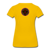 XZAKA - Women "Will Power" Motivational T-Shirt - W2103 - sun yellow