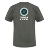 XZAKA - Women "Yoga Life" Motivational T-Shirt - W2106 - asphalt