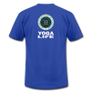 XZAKA - Women "Yoga Life" Motivational T-Shirt - W2106 - royal blue