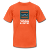 XZAKA - Women "Yoga Life" Motivational T-Shirt - W2106 - orange