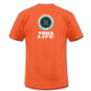 XZAKA - Women "Yoga Life" Motivational T-Shirt - W2106 - orange