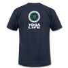 XZAKA - Women "Yoga Life" Motivational T-Shirt - W2106 - navy