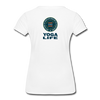 XZAKA - Women "Yoga Life" Motivational T-Shirt - W2107 - white