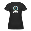 XZAKA - Women "Yoga Life" Motivational T-Shirt - W2107 - black